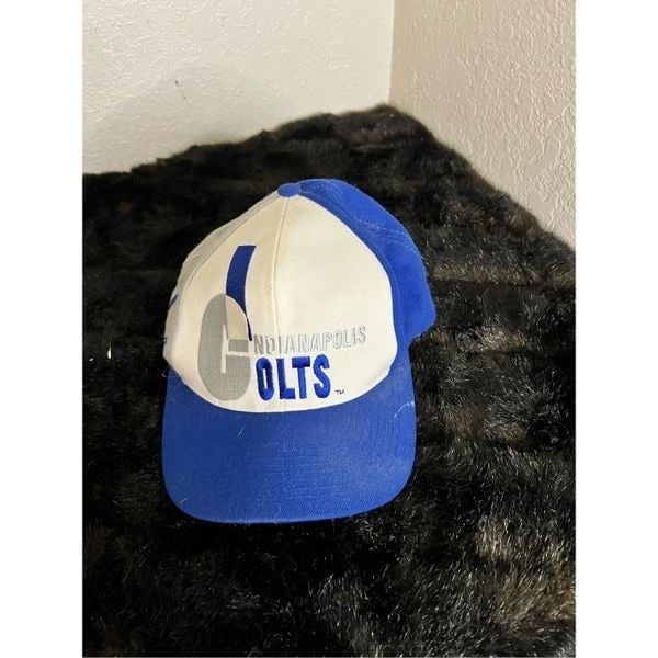 Vintage NFL Indianapolis Colts AJD Pro Line Snapback Hat Rare