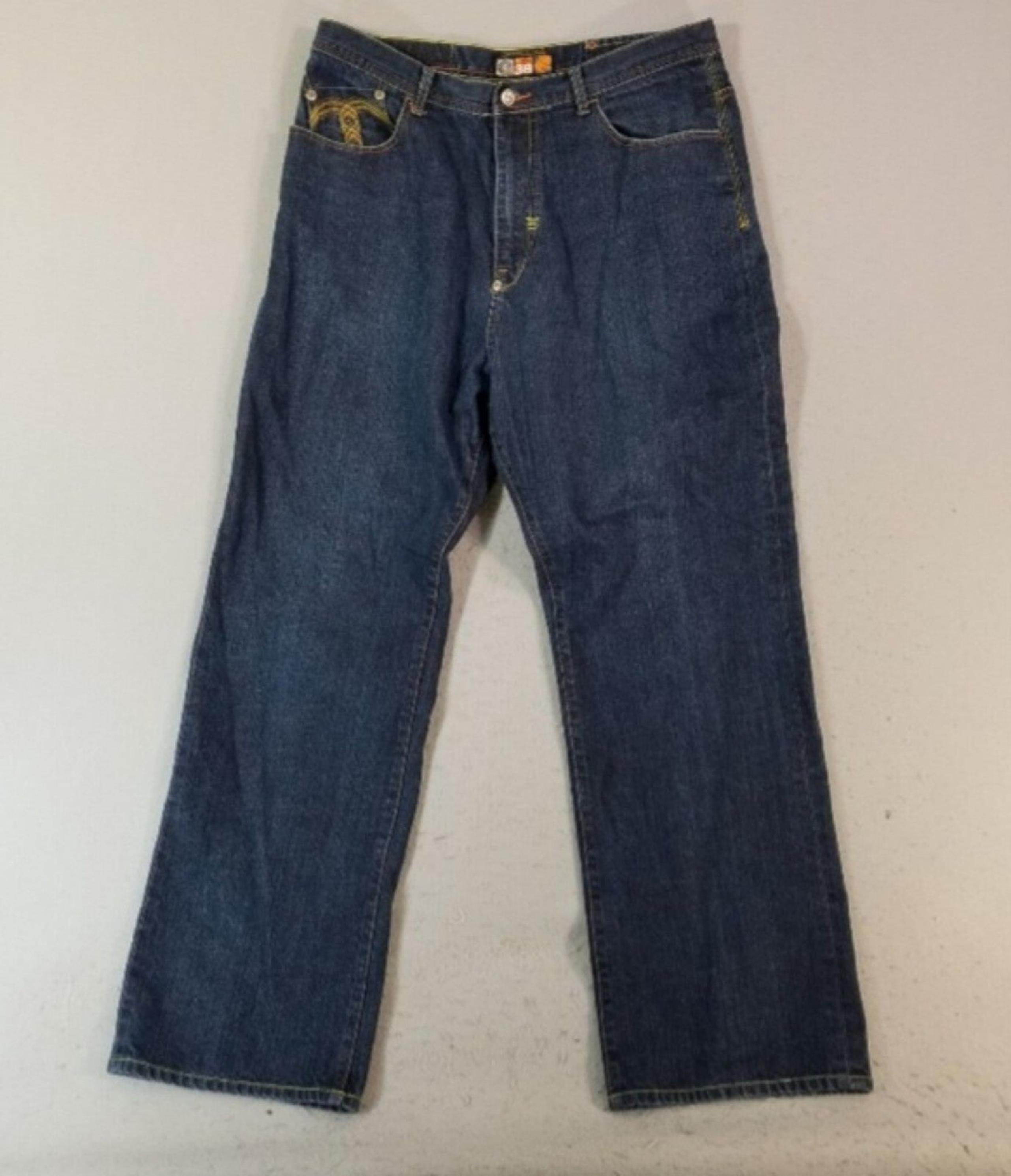 Akademiks Dark Baggy Jeans