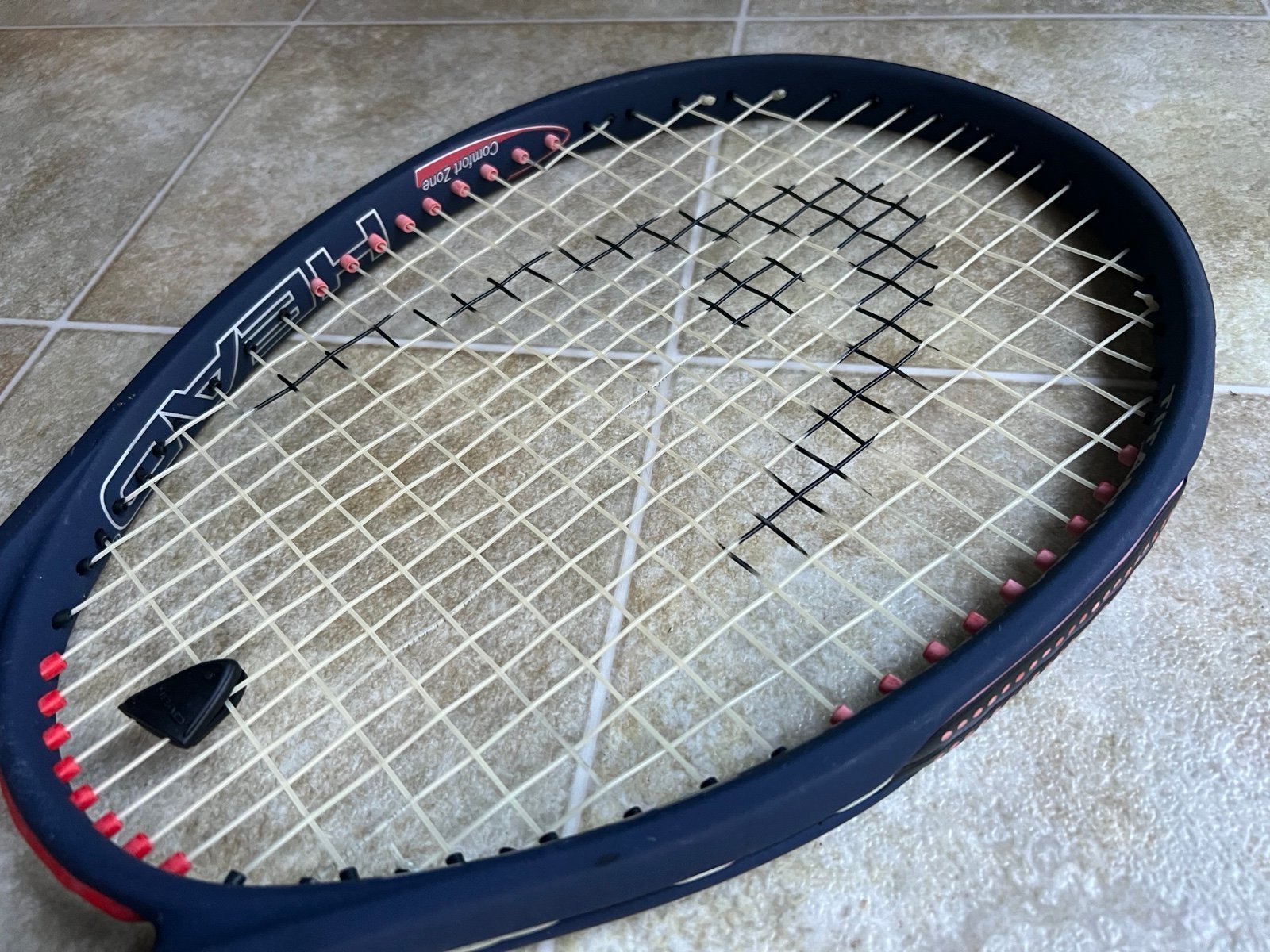 Tennis racket head ti 85