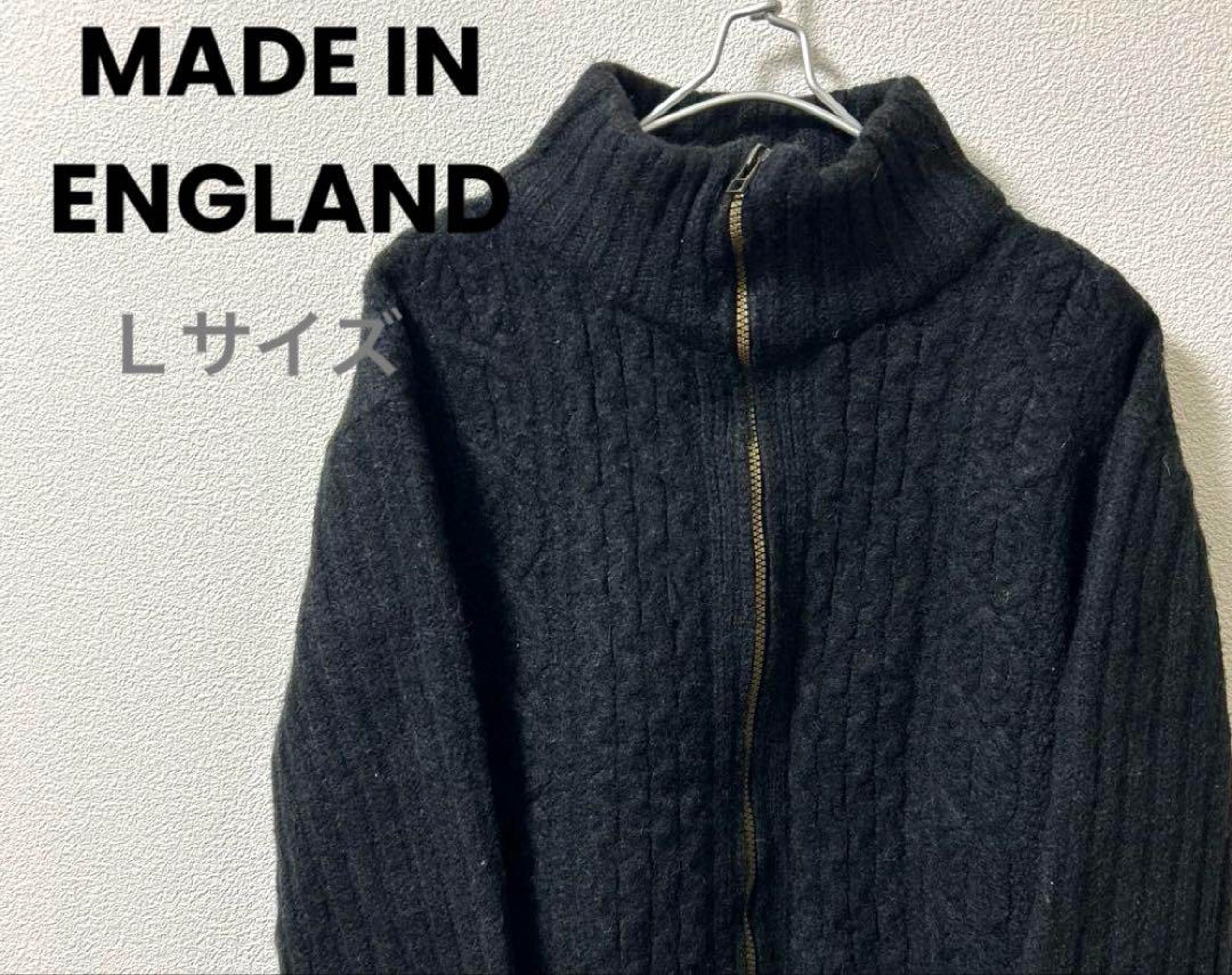 PEREGRINE Peregrine British Made Full Zip Sweater Knit L Size