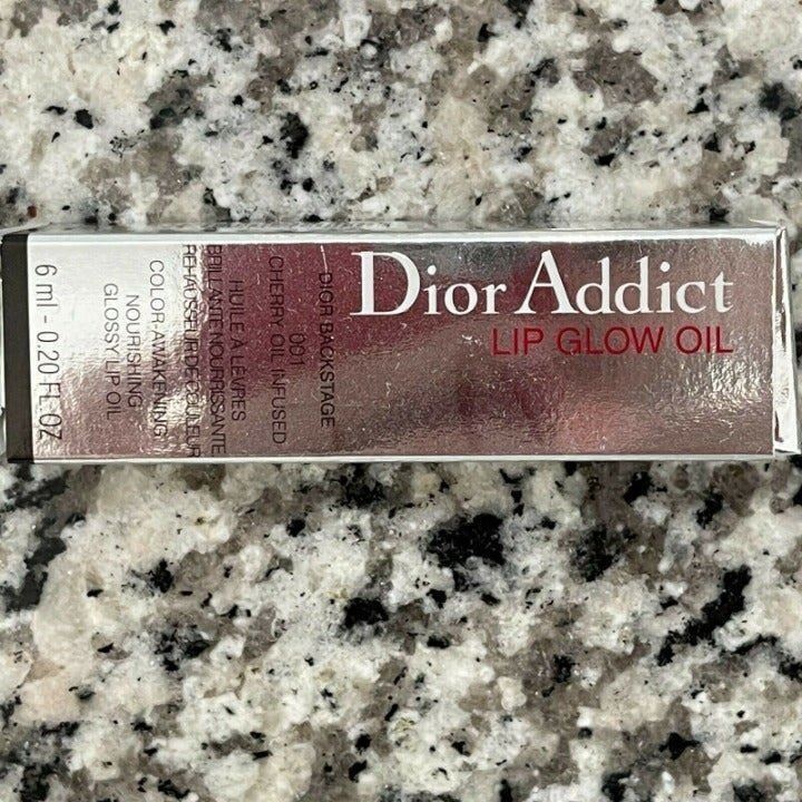 Dior Addict Lip Glow Oil 001 Cherry Oil 0.20 Fl Oz PINK COLOR
