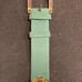 Heidi Daus Genuine Gemstone & Swarovski Crystal Watch on Green Suede Strap