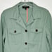 Talbots Woman’s Jacket sz M Army Green Button Front Field Cargo Utility Outdoors