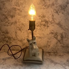 Vtg “Scottie Dog” lamp