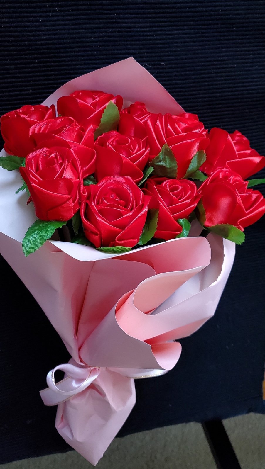 Artificial Roses One Dozen Handmade