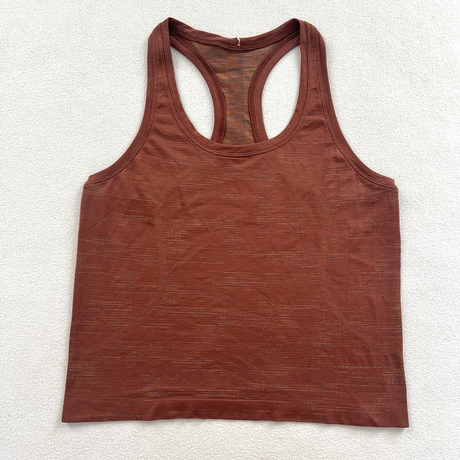 Lululemon Chroma Check Ancient Copper Swiftly Tech Racerback 2.0 Tank Top 10