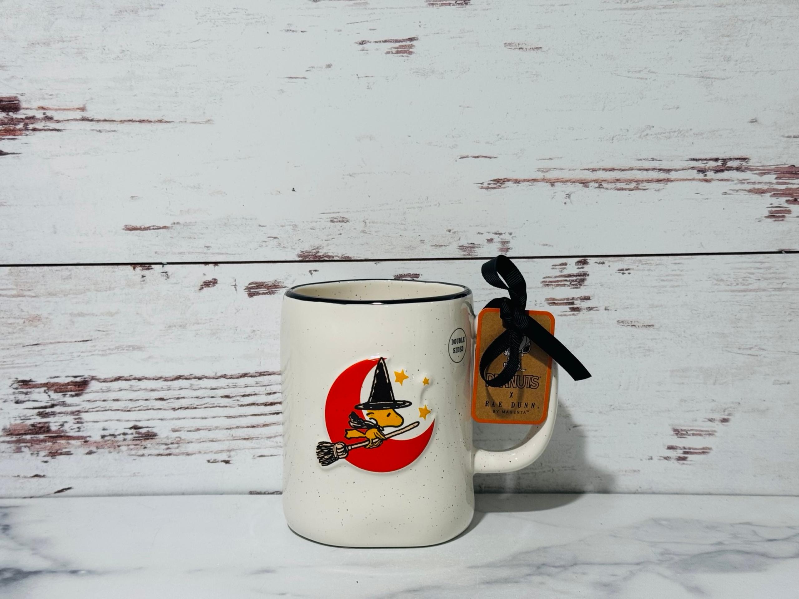 Rae Dunn Happy Halloween Witch Snoopy Mug