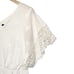 Ann Taylor Eyelet Lace Floral V Neck Short Sleeve Cotton White Mini Dress Size 8