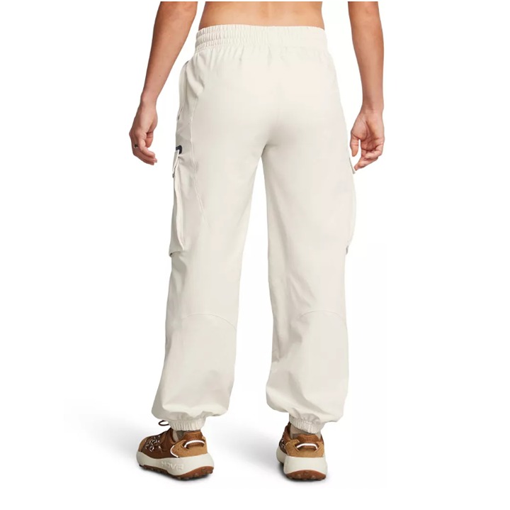 NWT Under Armour Women's Unstoppable Cargo Pants | Summit White / Black | Sz: SM