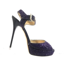 Jimmy Choo Women Heel Sandals Size 37.5