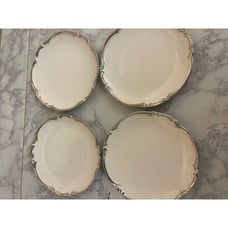 4 HARMONY HOUSE STARLIGHT SALAD PLATES JAPAN 3656 VGC