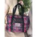 Coach Poppy 14360 Large Tartan Plaid Fabric Tote Shopper Shoulder Handbag EUC