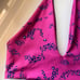 Skatie• ‘Lacey’ Bikini Top Hollywood Print