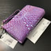 Brahmin Daisy Wristlet Cosmetic Clutch Bag BOYSENBERRY MELBOURNE Leather NWT