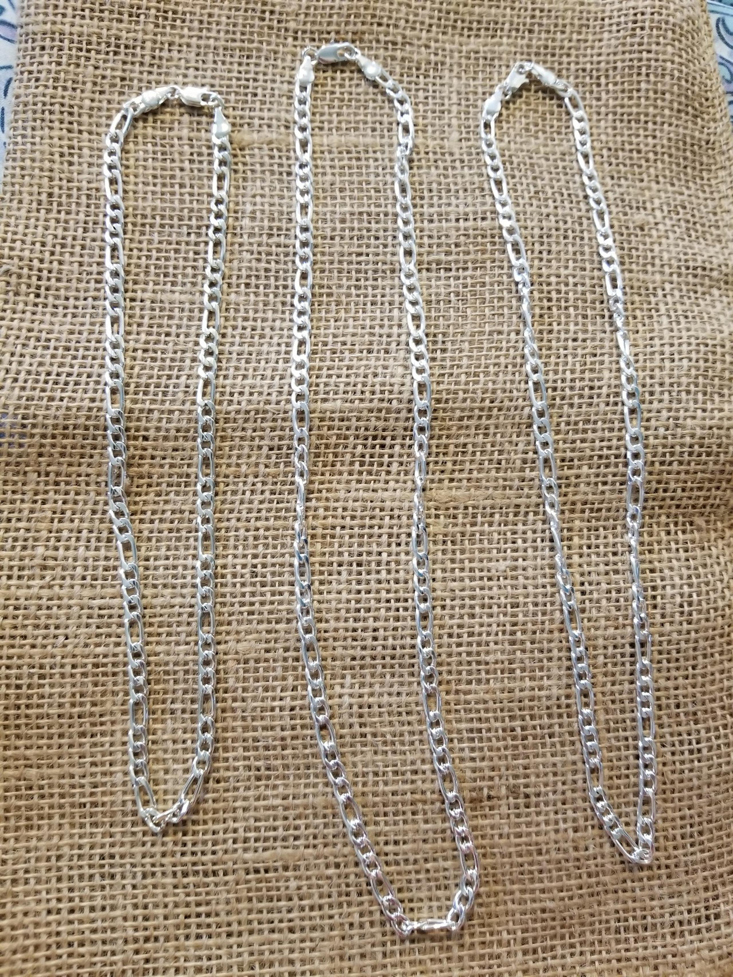 3 Figaro Design Necklaces