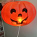Vintage Blowmold Pumpkin Lights Up