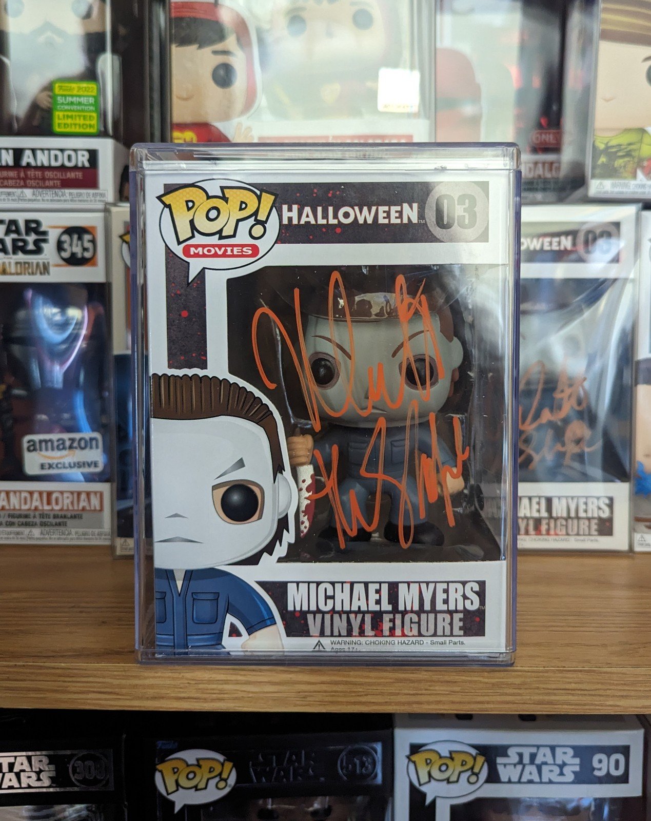 Funko Pop Michael Myers Nick Castle Signed autographed with COA