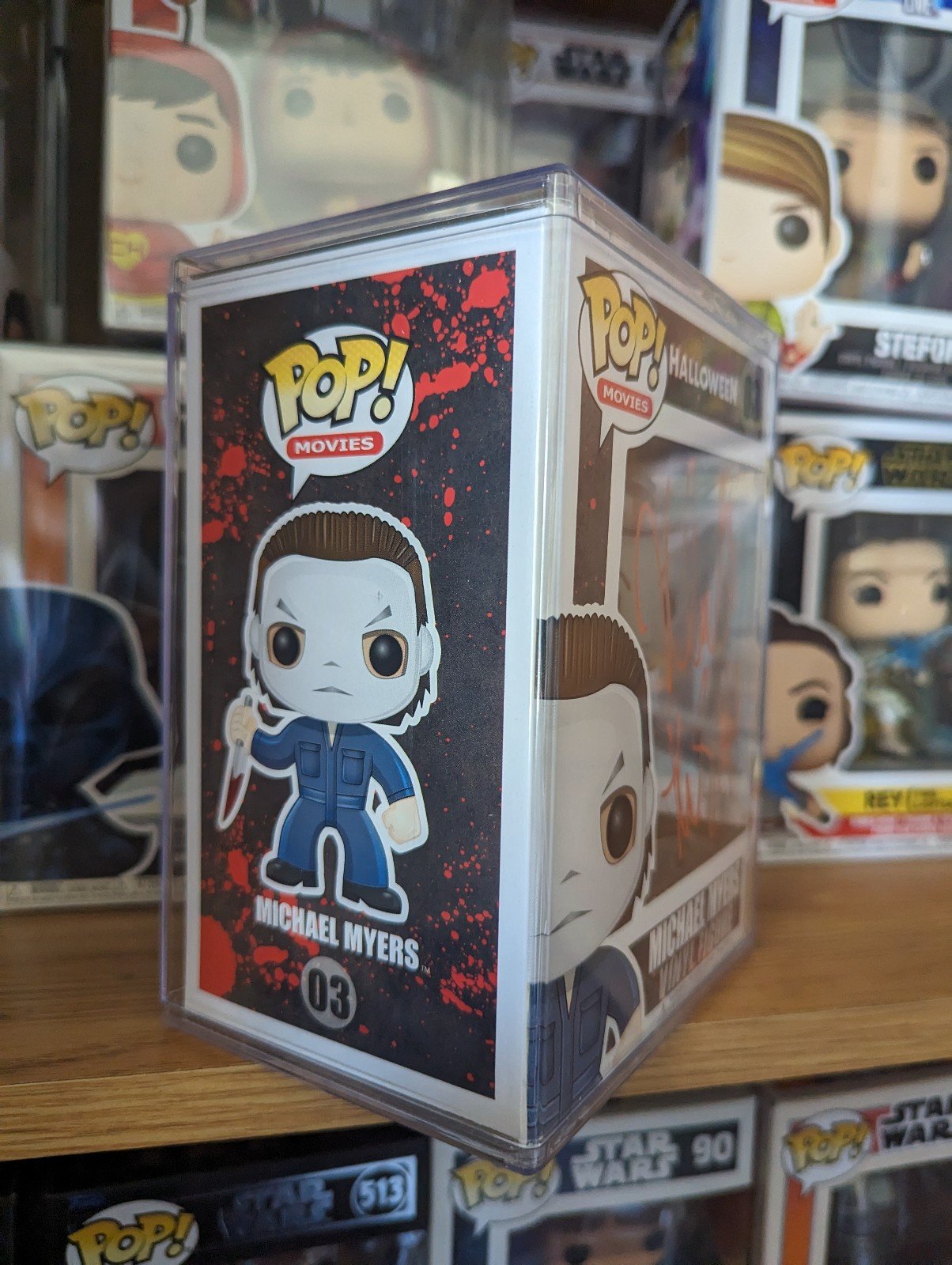 Funko Pop Michael Myers Nick Castle Signed autographed with COA