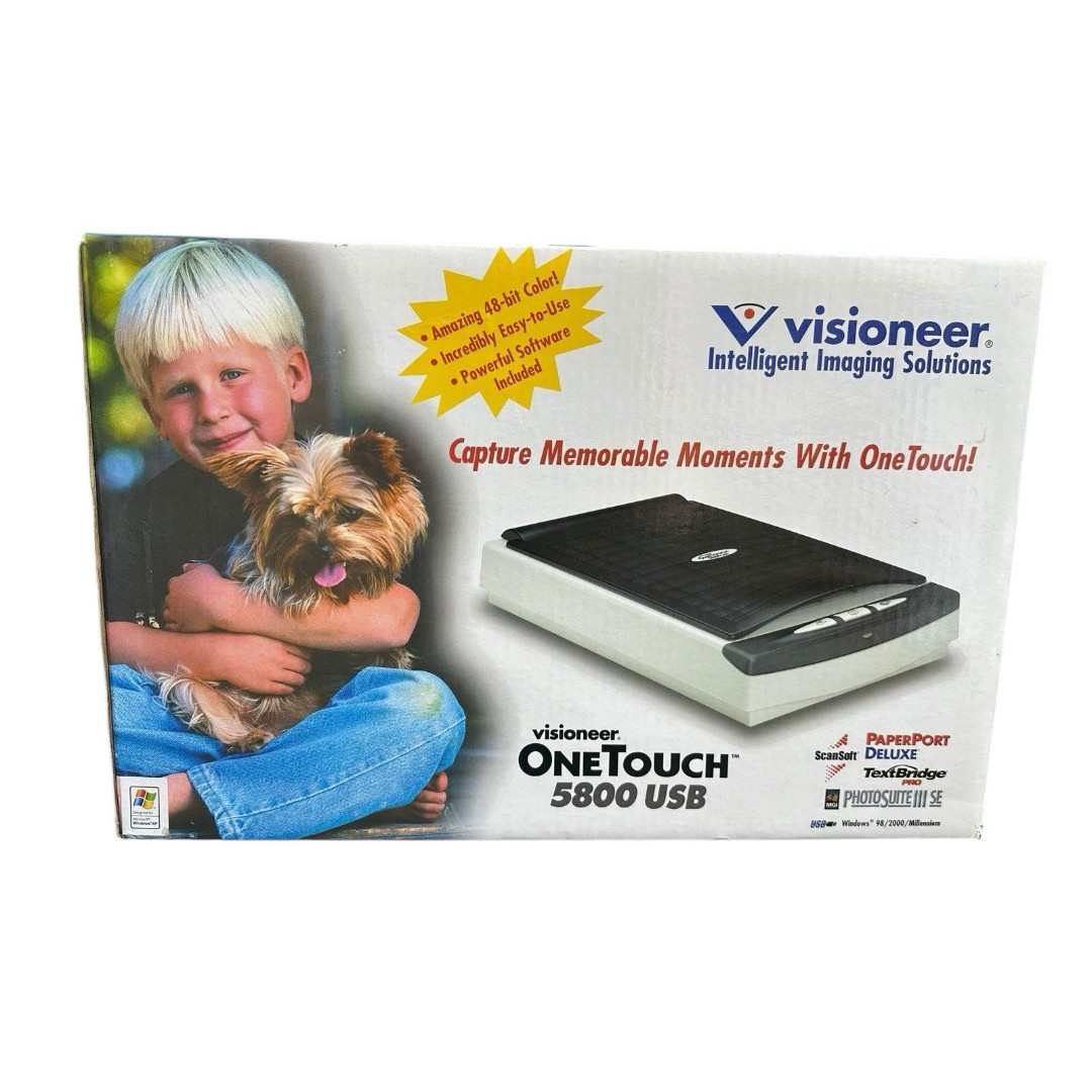 Visioneer One Touch 5800 USB Flatbed Scanner- NEW IN BOX