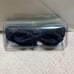 Black satin bow tie