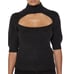 FRAME Cutout Turtleneck Cashmere Sweater, Size S