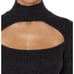 FRAME Cutout Turtleneck Cashmere Sweater, Size S