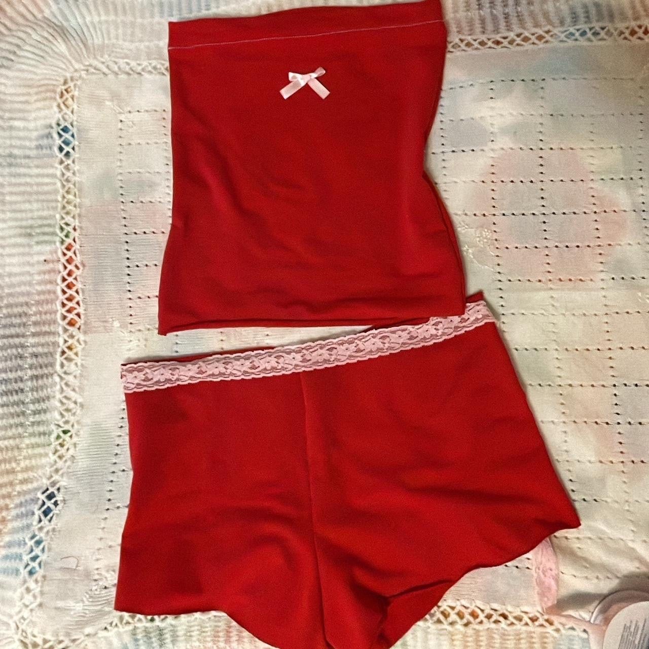 Coquette Tube Top + Shorts Set 。゜゜・。・゜゜。