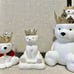 Bath & Body Works Royal Polar Bear Candle/Soap Holders & Pocketbac Lot