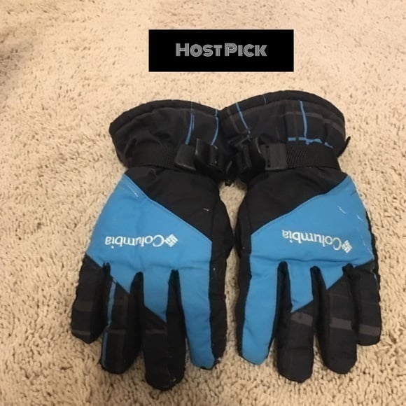 Youth XS Columbia royal and black ski gloves