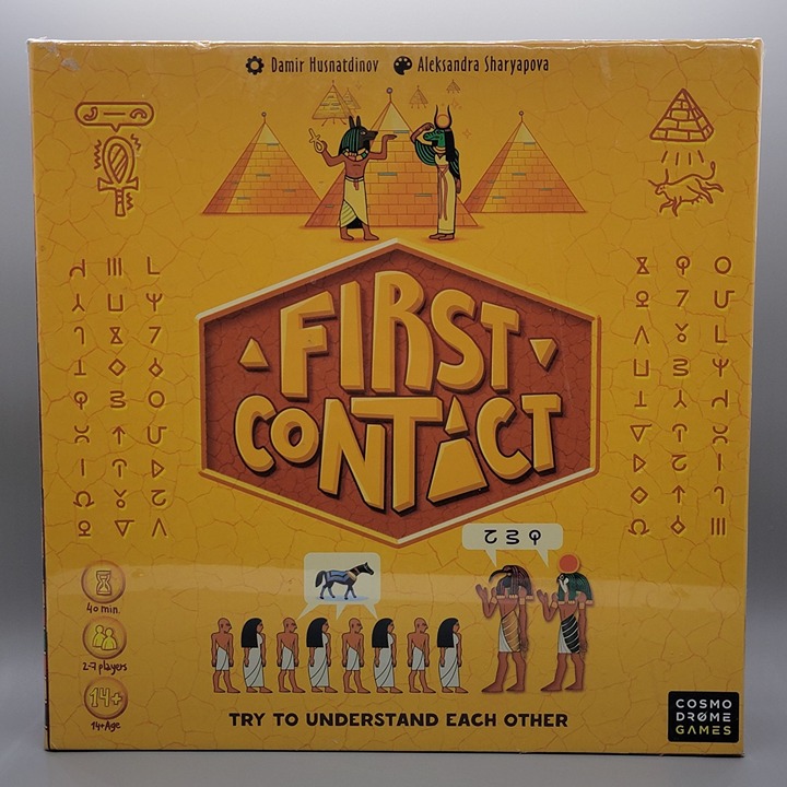 First Contact Cosmodrome Games Board Associative Deductive Game Age 14+ SEALED