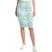 Vince Camuto Women's Mosaic Waves Miditube Skirt in Teal Lake XSmall MSRP 79
