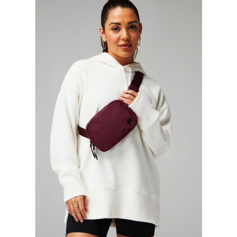 Fabletics The Belt Bag Merlot NWT