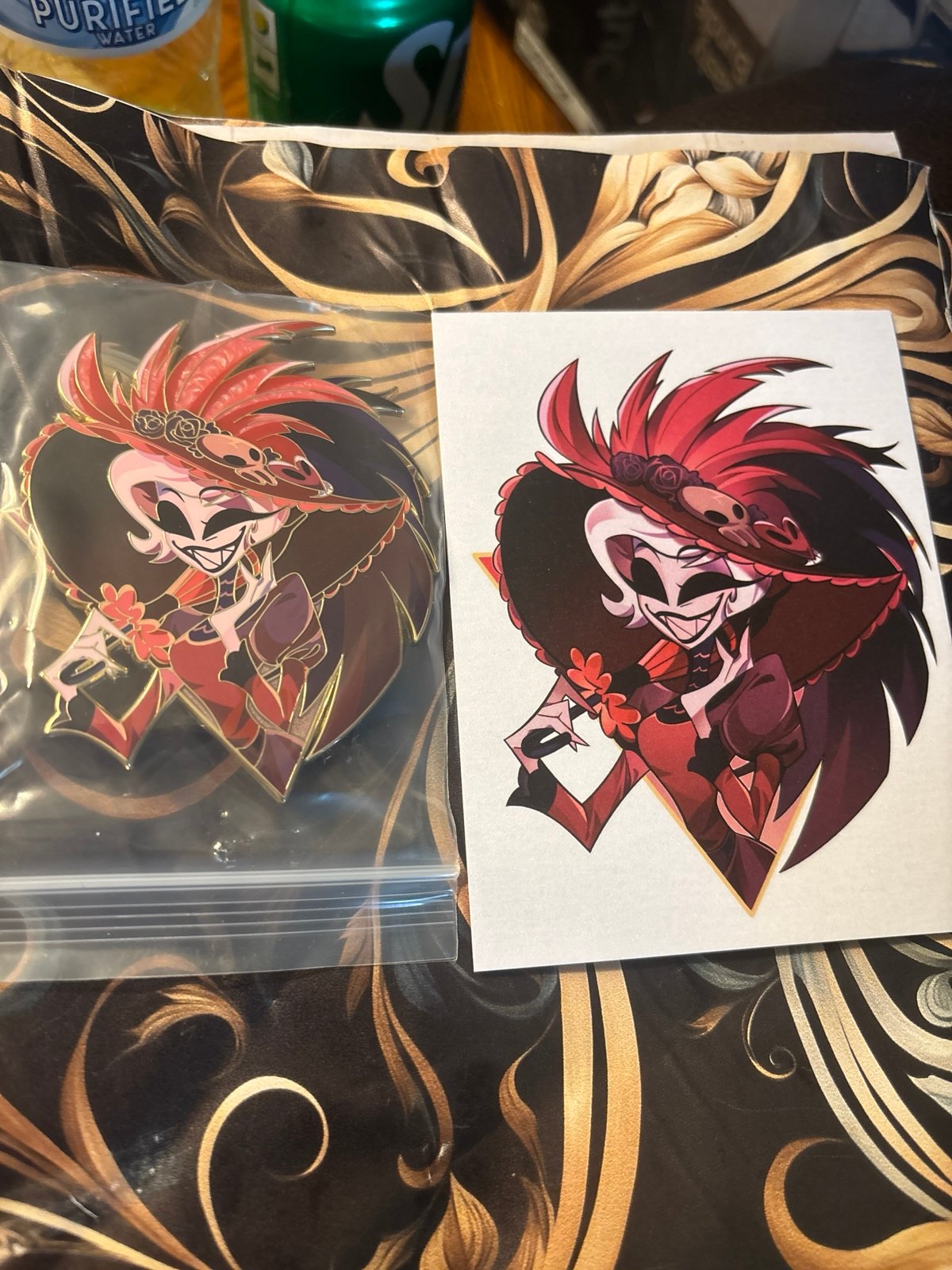 Hunterflower pin Rosie gold