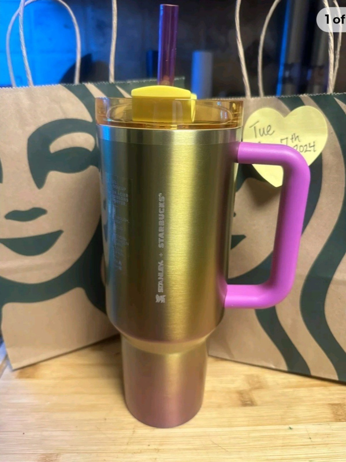 Stanley x Starbucks 40oz Tumbler 2024 Summer Sunset Gradient !! SHIPS NOW !!