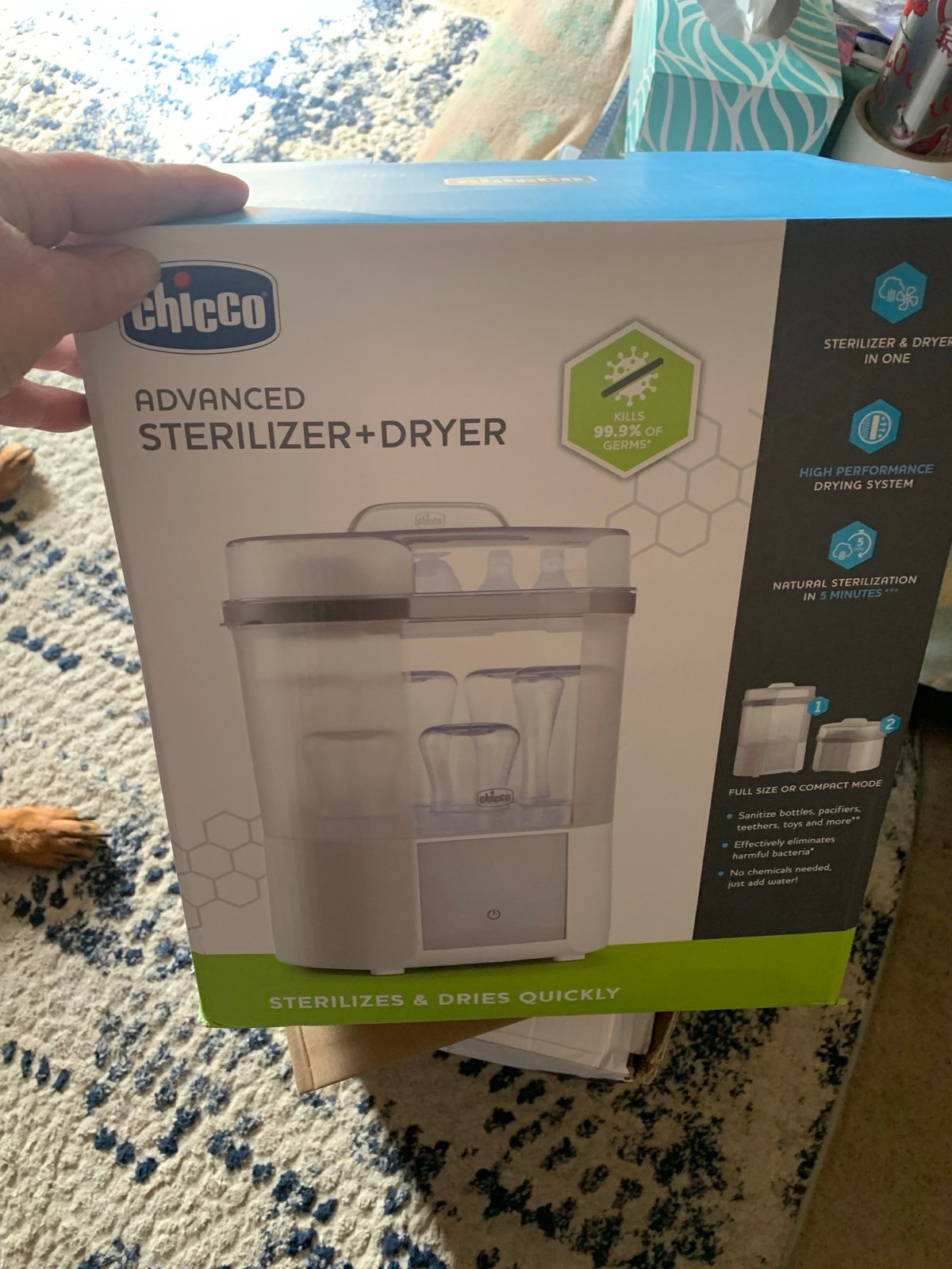 baby brezza bottle sterilizer and dryer