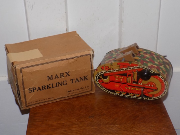 Vintage Marx Sparkling Tank No. 3 in Box!.