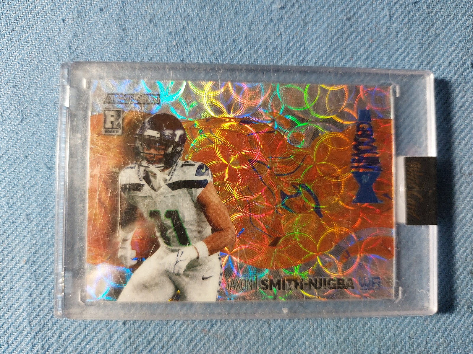 Smith Njigba 8/25 wild card alumination rookie 2023 no.AG-JS (PWE1891).