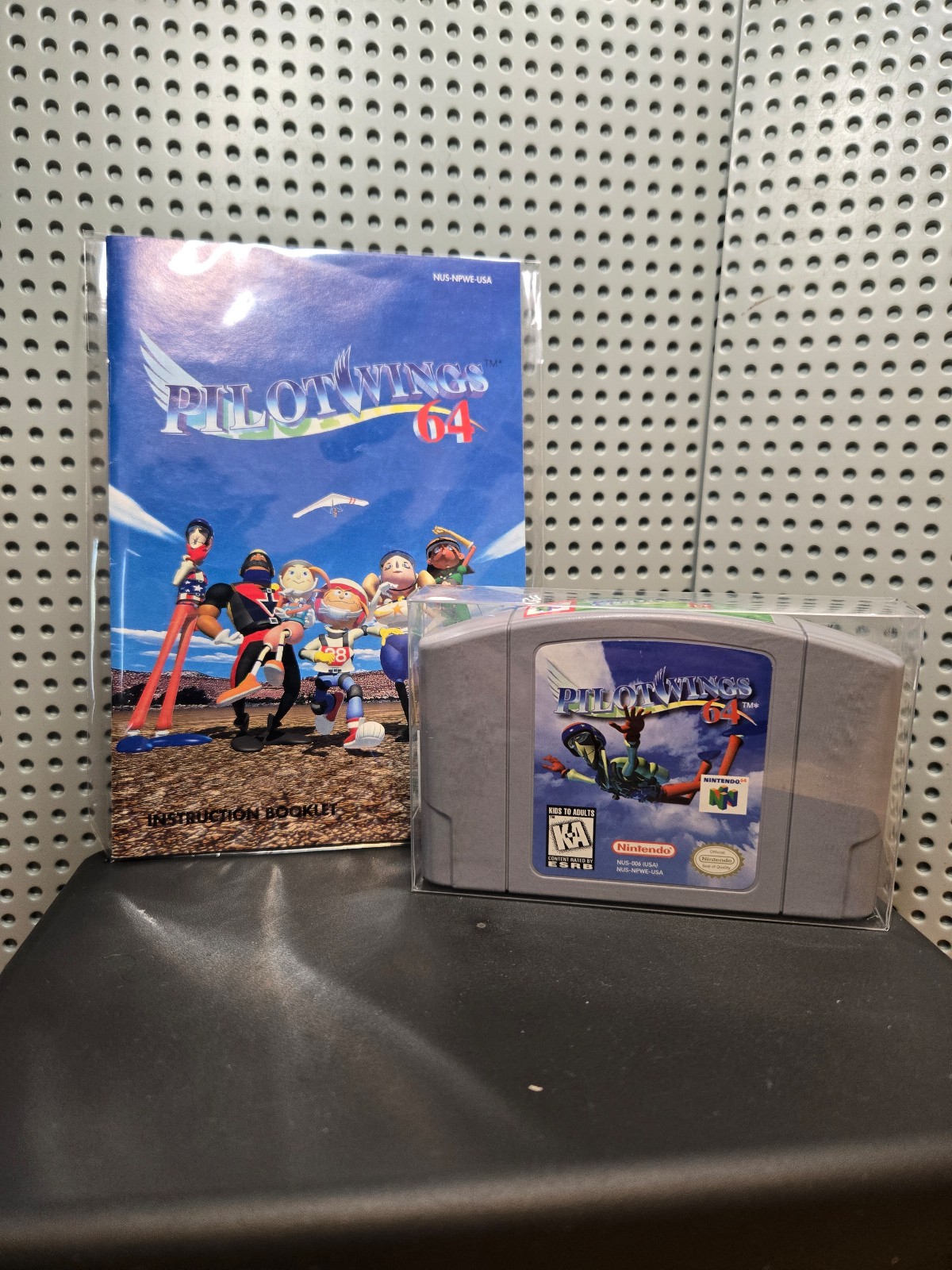 Pilot Wings 64 N64 w/manual- Authentic