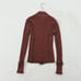 Hiroko Bis [L] Cardigan, Wrap, Rib Knit, Retro, Solid Color