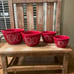 Rae Dunn XOXO Red Measuring Cups