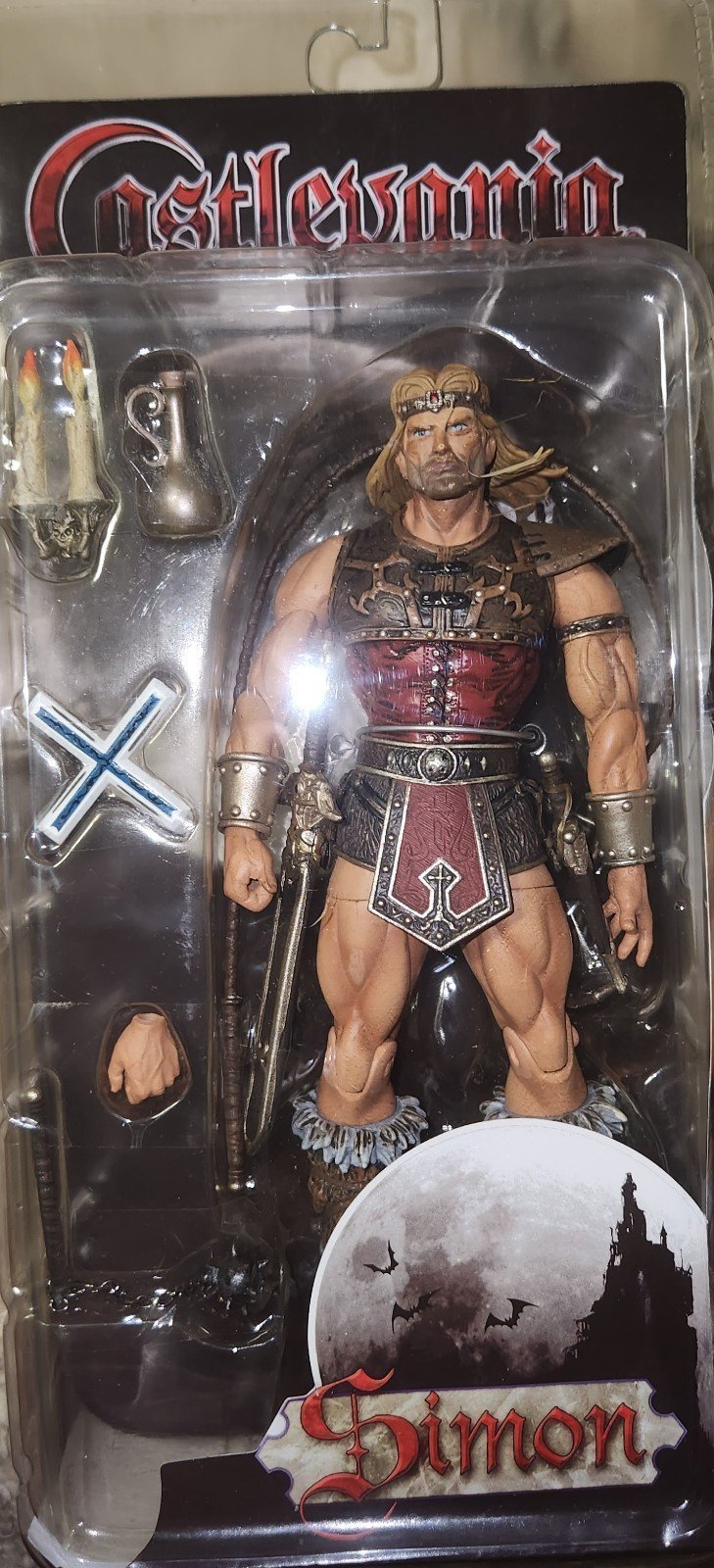 Konami Castlevania Neca 2007 Player Select 7 Simon Belmont Action Figure