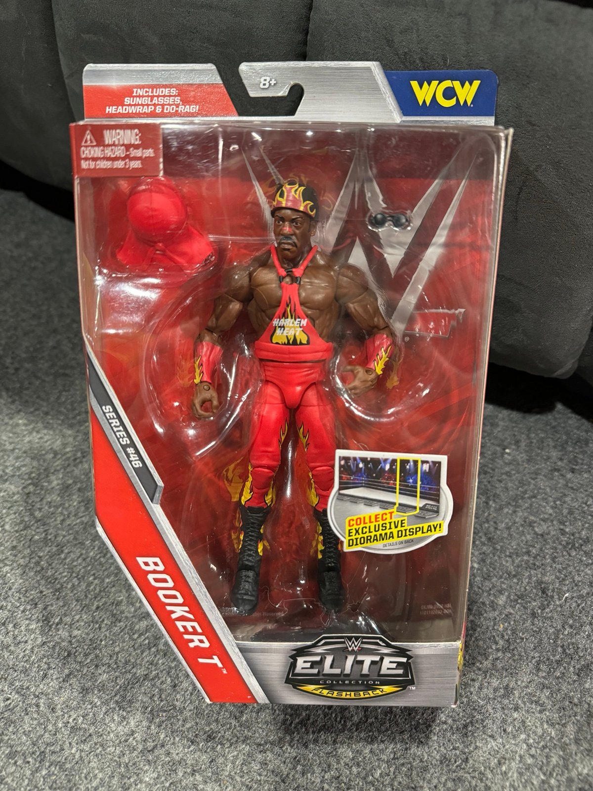 WWE Elite BOOKER T Harlem Heat Series 46 WCW Flashback