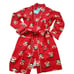 Vintage Paul Frank Womens Robe, Julius, Red, XS