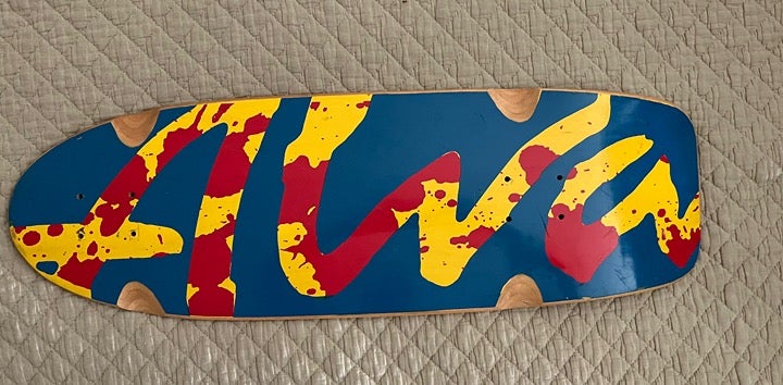 2002 Alva Skateboard Splatter reissue Old School Dogtown Z Boy OG