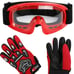 Youth helmet and goggles