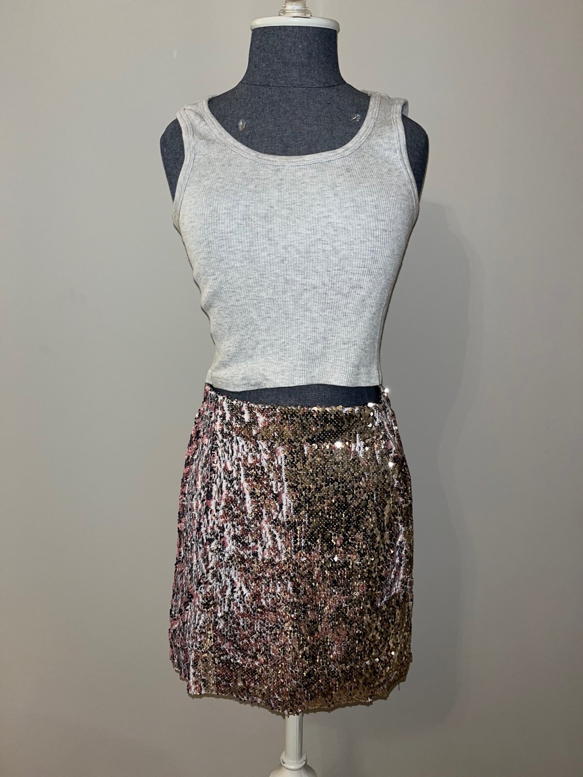 Free People Sequin Skirt