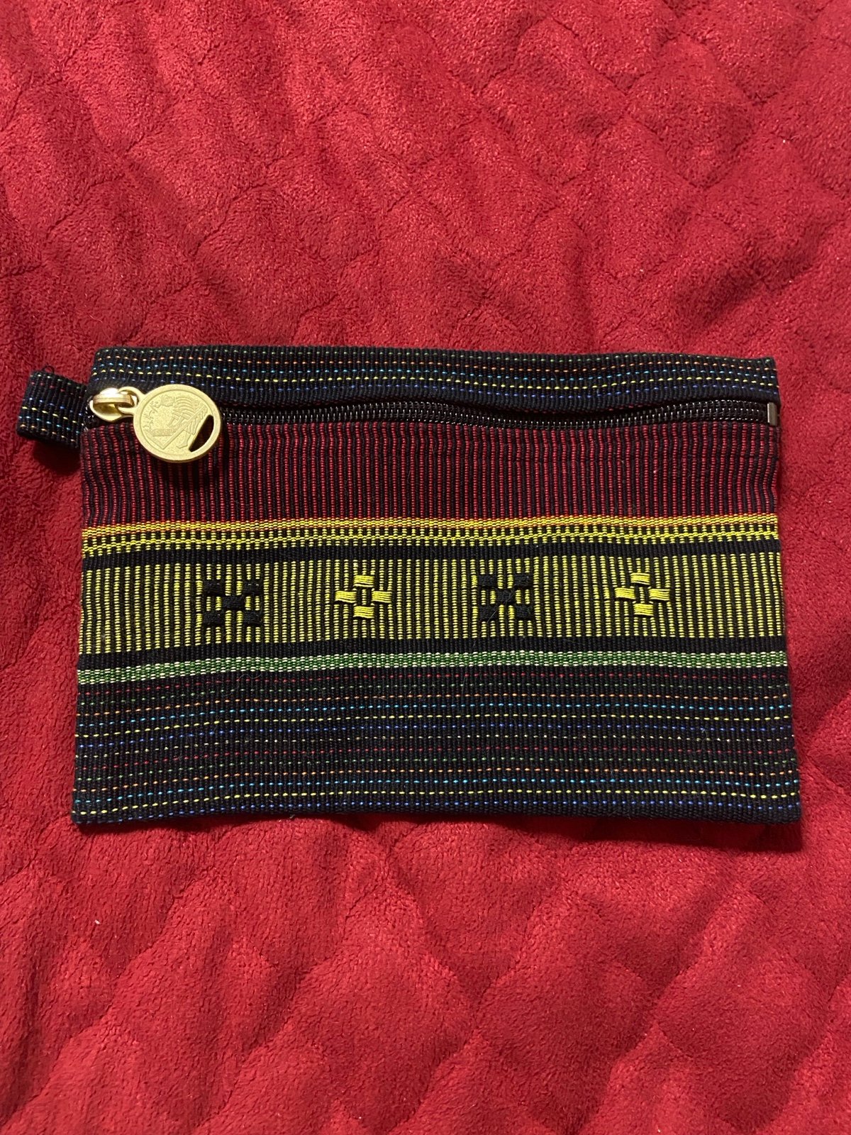 MINEYA WORKSHOP Japanese Ethnic Woven Cosmetic Bag