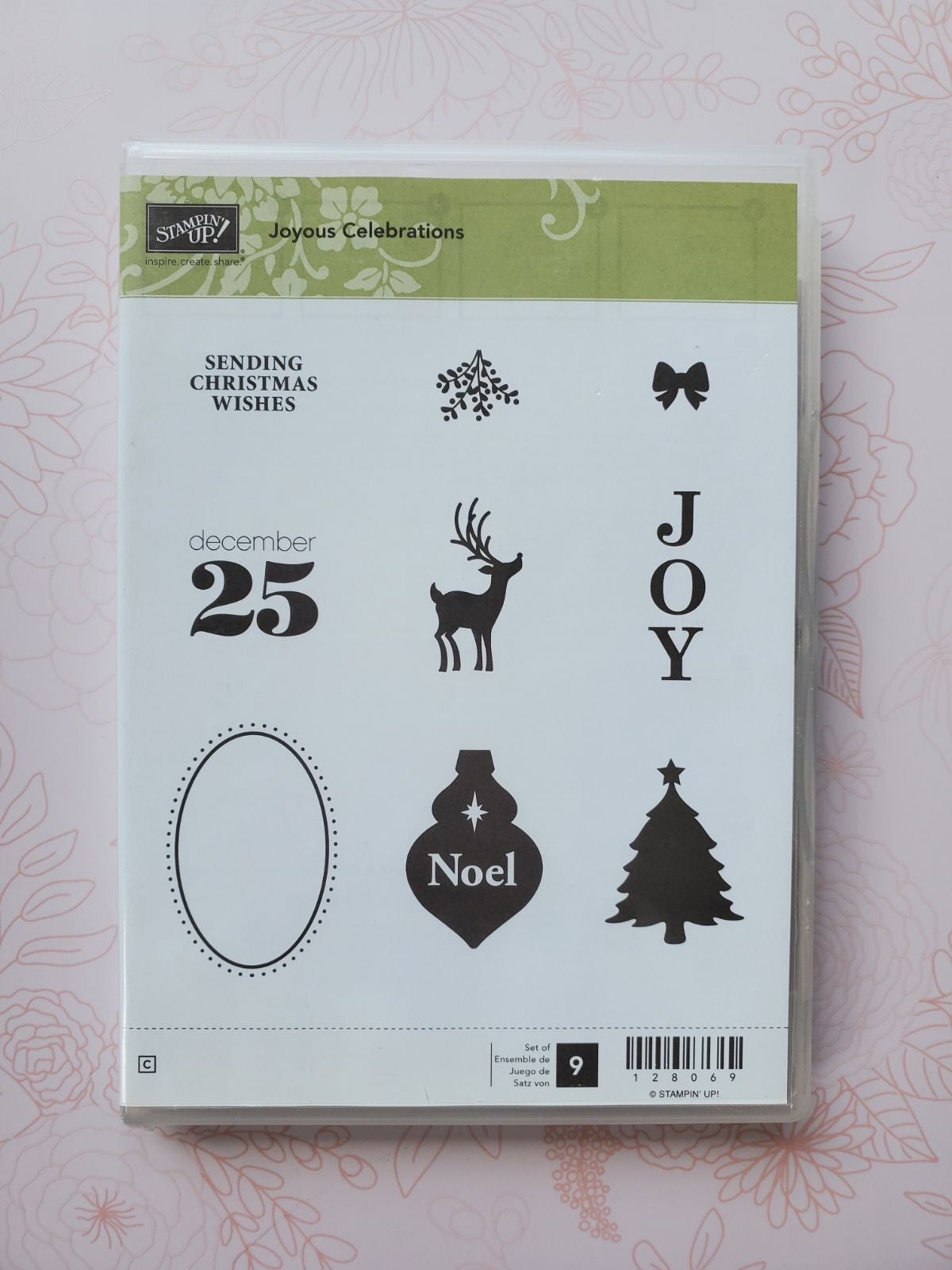Stampin' Up! Joyous Celebrations Stamp Set RETIRED New Christmas Holiday