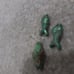 Cloissonne' vintage fish beads