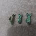 Cloissonne' vintage fish beads